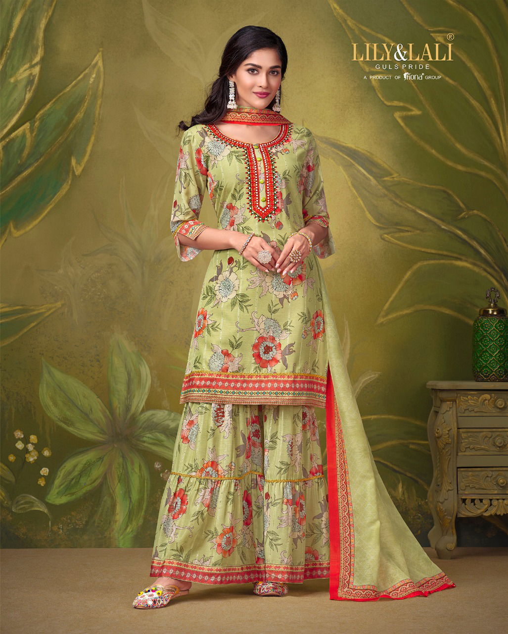 Lily And Lali Olivia 2 Festive Wear Wholesale Ready Made Suit Collection